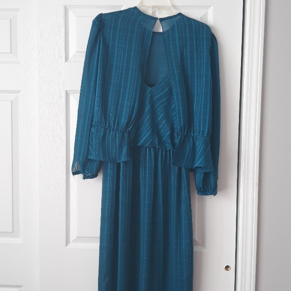 Aqua party dress